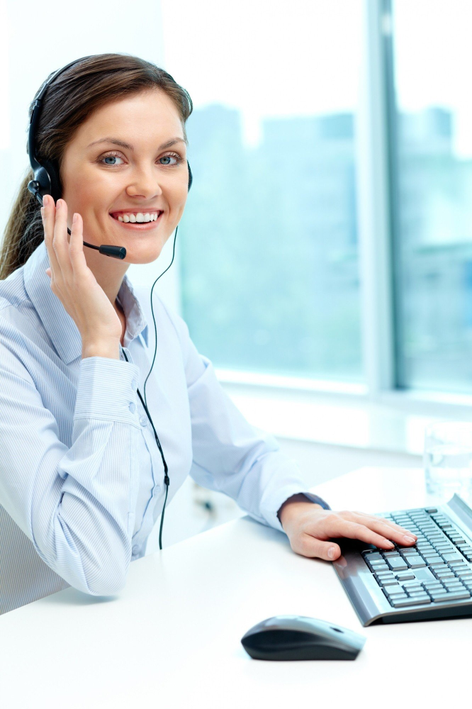 A girl calling to customer - Active Plastic