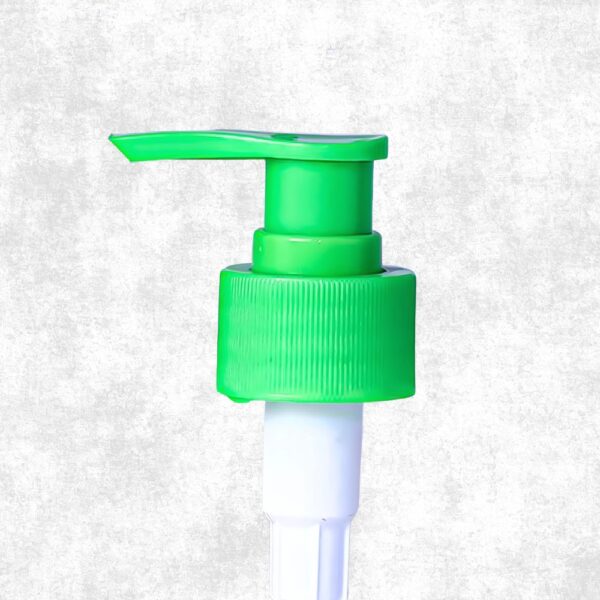 28 mm Lotion Pump green – Durable & Leak-Proof Dispenser for Lotions & Creams - Active Plastic