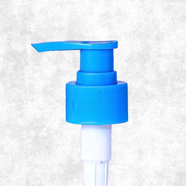 28 mm Lotion Pump blue – Durable & Leak-Proof Dispenser for Lotions & Creams - Active Plastic