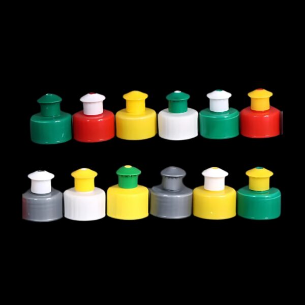 Multi Color Pull Push Caps - Active Plastics